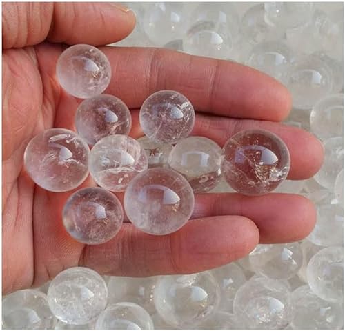Miniatura 3 de Bolas de esfera curativa de cuarzo transparente natural, tamaño pequeño de 20 para curación, reiki, decoración de oficina en casa, fabricación de