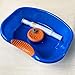 Hair Washing Basin for Bedridden,Shampoo Basin for Bedside,Shampoo Bowl,Hair Washing Sink Made for Handicapped, Bedridden, Kids,Hair Cuts and Coloring-46x35cm (Blue)