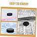 Hemoton 6Pcs Professional PU Foam Hockey Pucks Durable Training Equipment for Smooth Surfaces High Resilience Lightweight Design for Adults