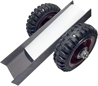 Marble Handling Trolley, Heavy Duty Panel Dolly with Solid Tyre Wheels, 300Kg Capacity - Ideal for Glass Plywood Door Window Frame Plasterboard Transport
