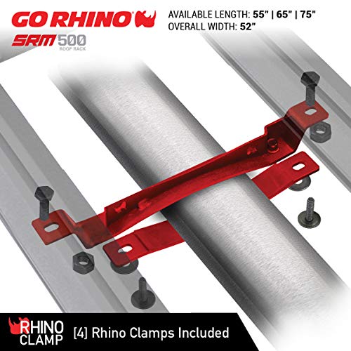 Go Rhino! 5935055T Srm500 Textured Black Universal Flat Rack - 55 Inch Length #TOP3