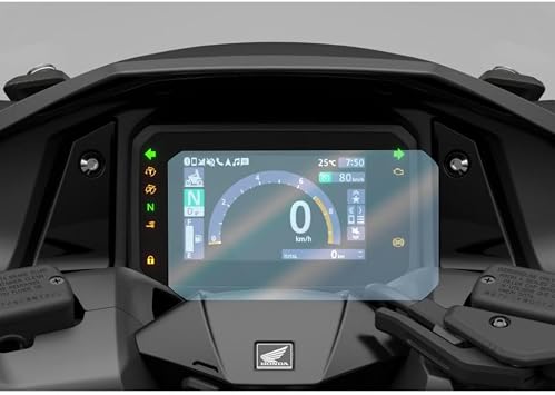 Engo Honda Pcx125 Dx İle Uyumlu Ekran Koruyucu 5 İnç Tft Dijital Gösterge Paneli 9h Nano Esnek Cam Koruma Deluxe