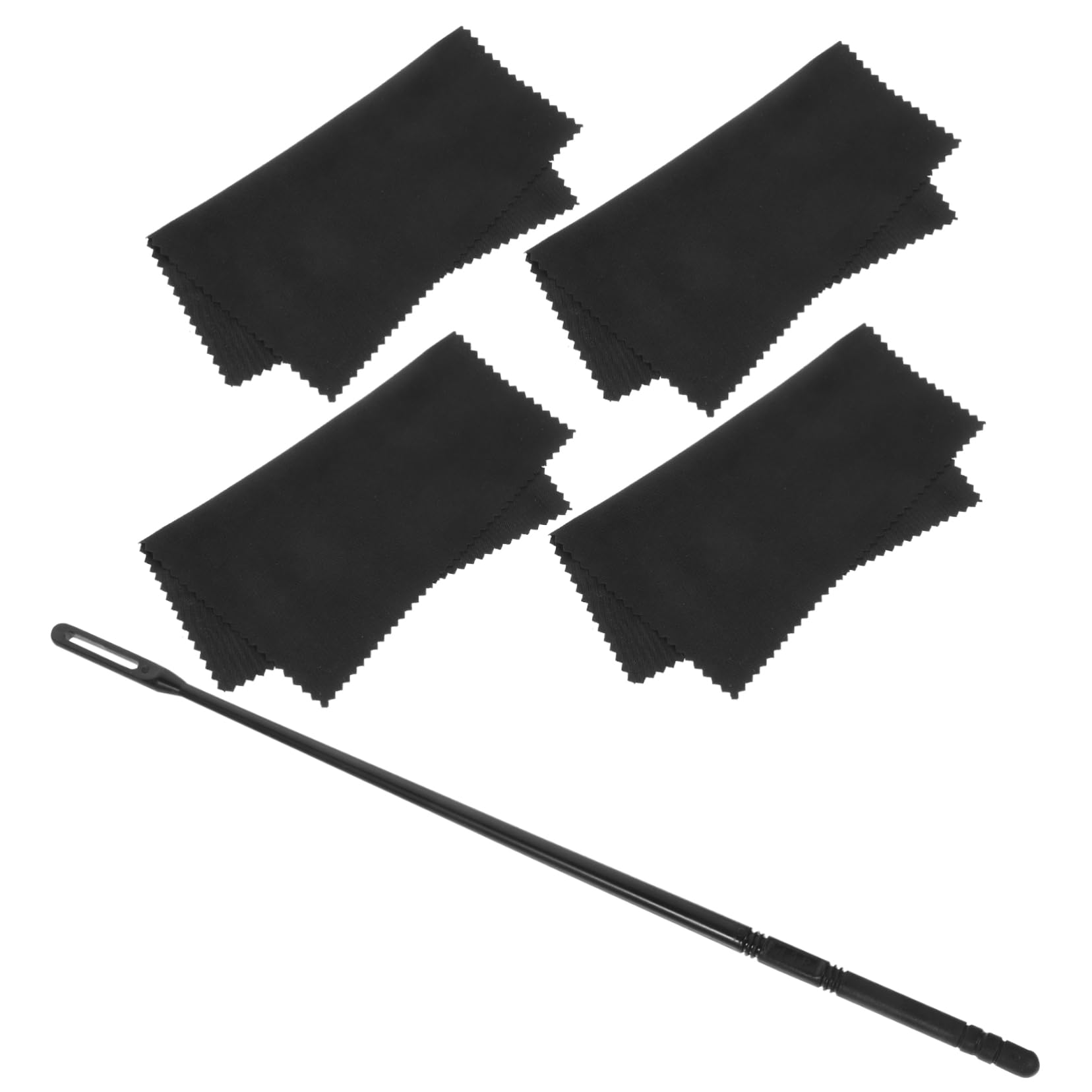 Generic Flute Cleaning Kit 1 Set Cleaning Tools for Flute Maintenance 4pcs Cloths