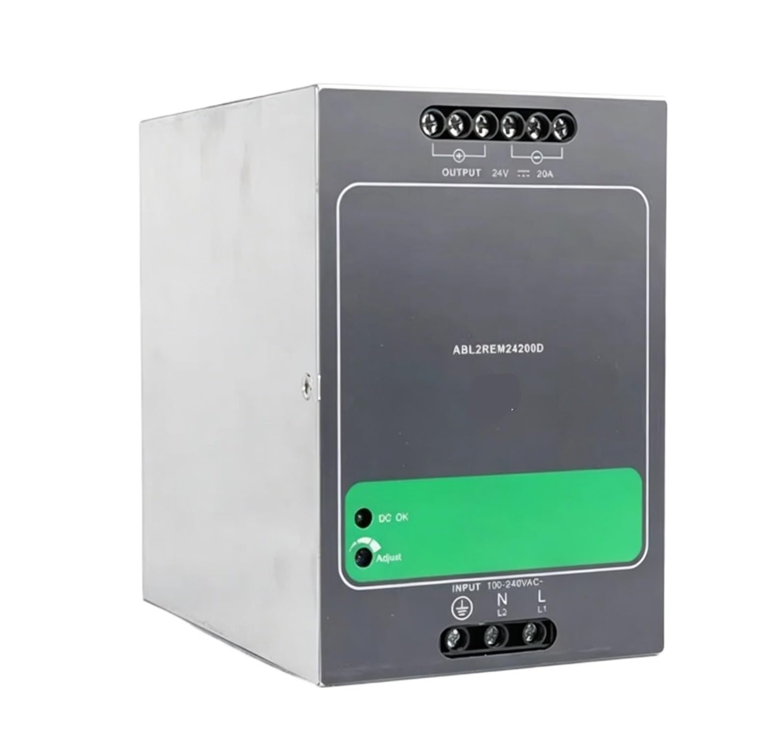TPKMVGAP Single phase rail power supply, power 480W, DC 24V output ABL2REM24200D