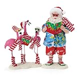 Department 56 Possible Dreams by The Sea Santa and Flamingoes Flock Stars - Juego de figuras de 10.54 pulgadas, multicolor