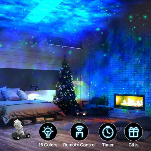 Proyector Astronauta Galaxy con Luz LED para Niños miniatura 3