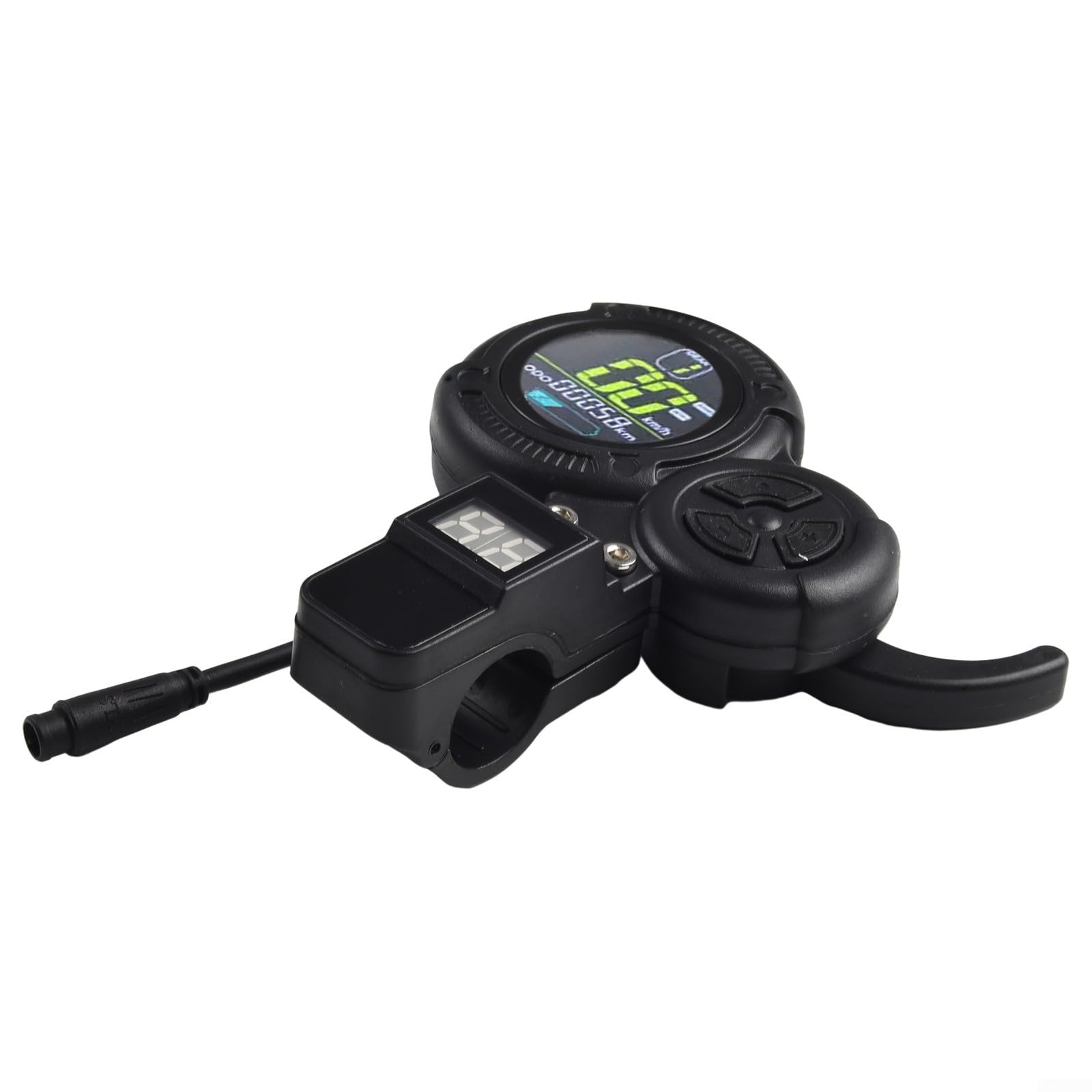 Display LCD acceleratore con interruttore di velocità del pollice per Zero 8 9 10 8X per VSETT 8+ 9+ 10+ Scooter elettrici 6PIN LED Acceleratore ABS Materiale per pendolarismo