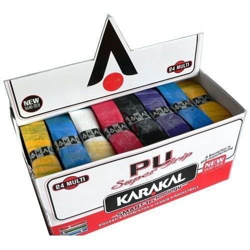 KARAKAL - Cinta de agarre autoadhesiva para bádminton, squash tenis, 24 piezas, multicolor