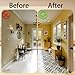 6Pcs Floor Stencil Tile Stencil, 12x12 Inch Tile Stencils Floor Stencils Furniture Wall Garden Patio Bathroom Decor DIY Reusable