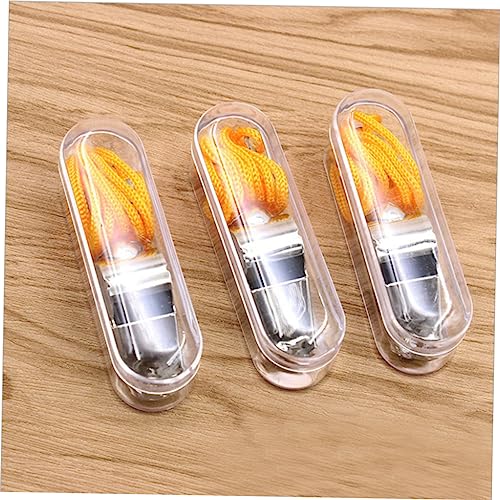 Silbatos de supervivencia Toddmomy 3 piezas con llavero miniatura 7