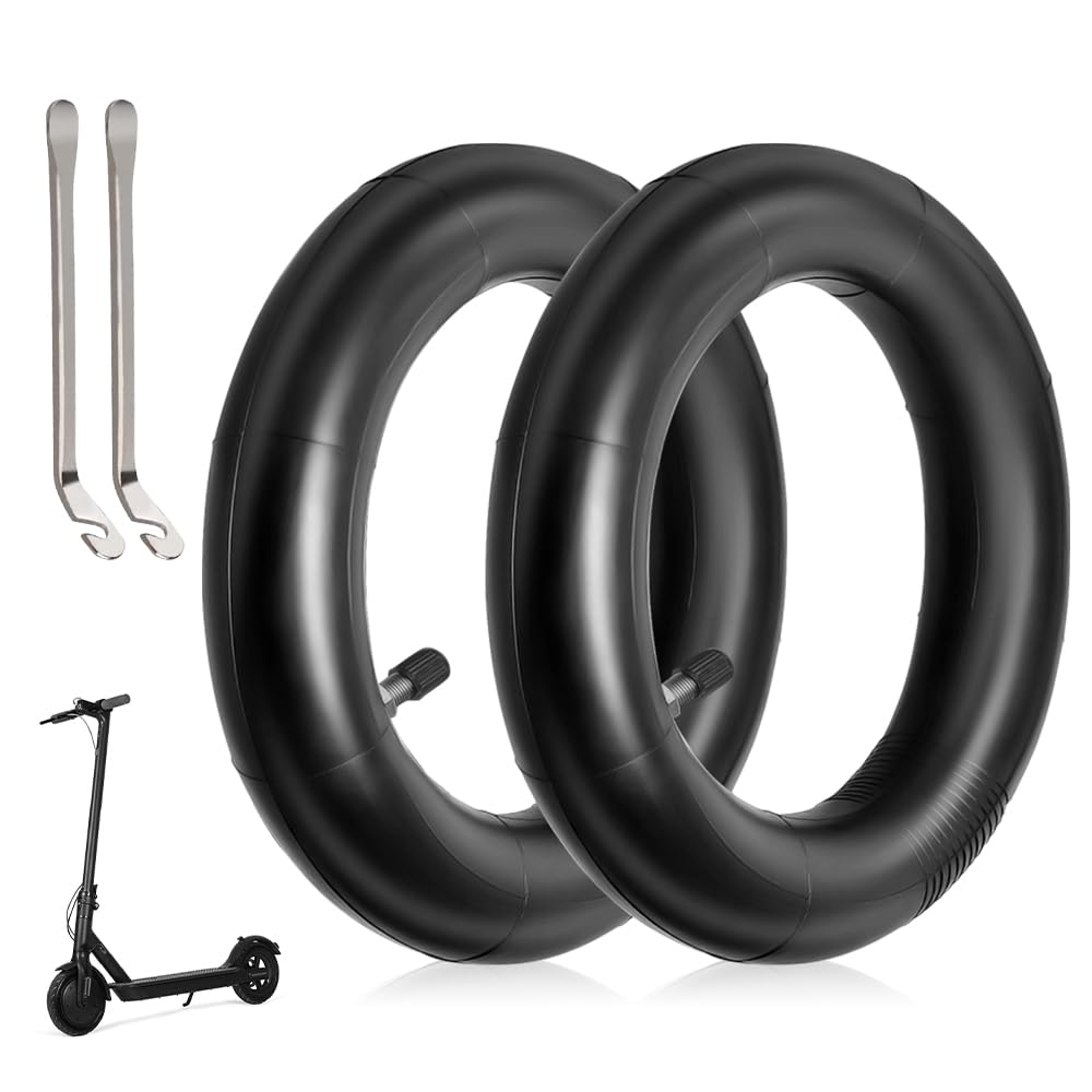 mizikuu Cámaras de Aire para Patinete Eléctrico 8 1/2x2, 8,5 pulgadas Repuesto Ruedas de Recambio Reforzadas Engrosado Ruedas Patinete con 2 palancas Compatible Xiaomi 1S / M365 / Pro / Pro2