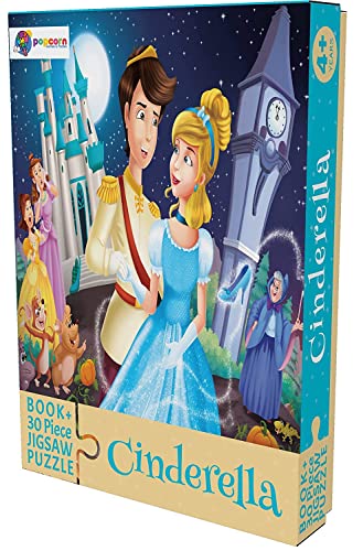 Image of Cinderella - 30 Piece Jigsaw Puzzle with Free Reading Book