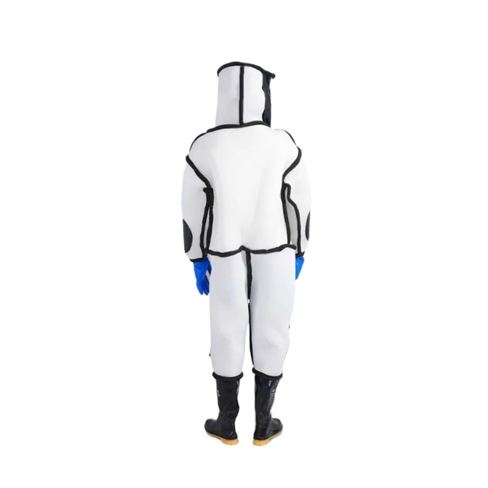 Wasp Clothing Anti-Wasp Fan Protective Jumpsuit Oddychająca odzież ochronna Maska wypukła Sprzęt pszczelarski Do użytku DIY(Small)