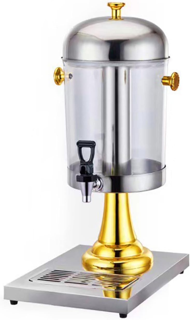 asdchZen 8L Single Beverage Dispenser Cold Water Jug Dispenser Drink Dispenser With Spigot Buffet Juice Container For Tea, Coffee, Milk, Beer