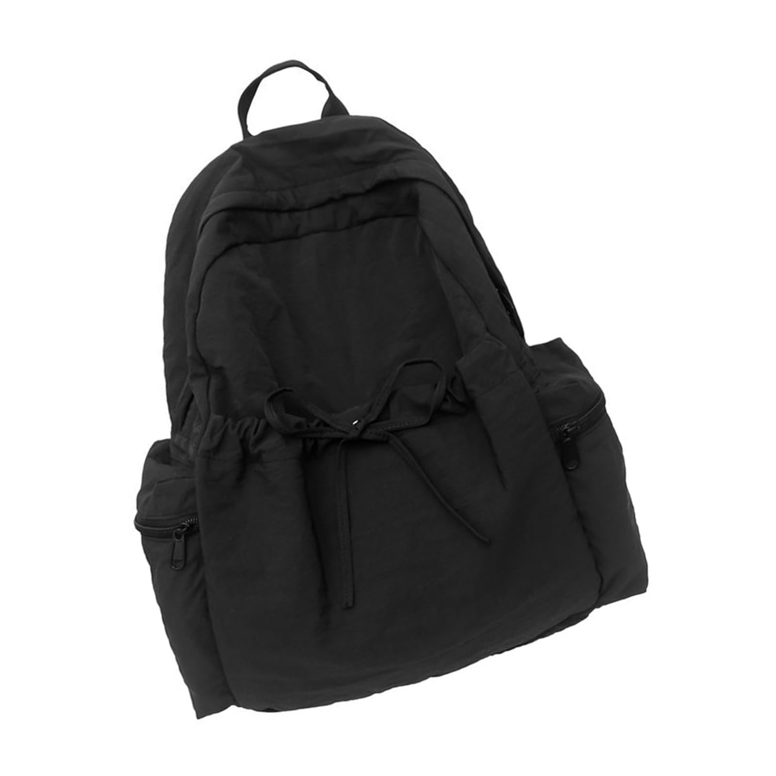 Zoomimi Black Korean School Bag Aesthetic Backpack Nylon Laptop Bags For Teenagers Large Capacity Daypack Casual Book Bag