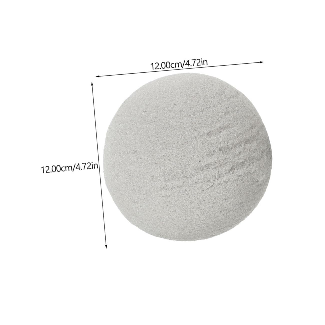 HOMSFOU Dried Flower Balls Foam Arrangement for Artificial Flowers Mousse Shapes Floral Sponge Polystyrene Balls Large Round Indoor Wedding Centerpieces Dry Floral Phenolic Resin