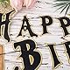 SAVITA Magisches Happy Birthday-Banner, Vorbespannt Party-Dekoration mit Zauberer-Motto Magisches Geburtstagsbanner Foto-Hintergrund für Jungen Mädchen Fans Kinder Partyzubehör