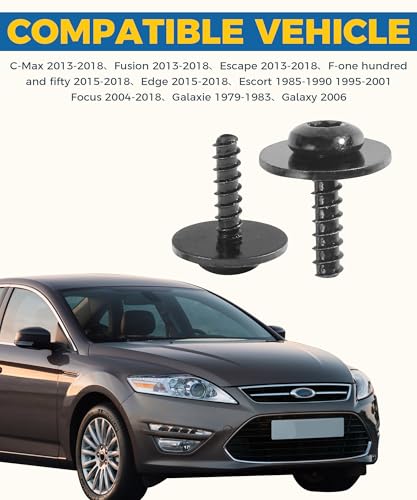 Image of 20PCS Splash Shield Screws,Fender Screws,Car Accessories Engine Splash Shield Bolts,Engine Splash Shield Screw,Fender Liner Splashs Shields Bolt Screw,Compatible with Most Car Models