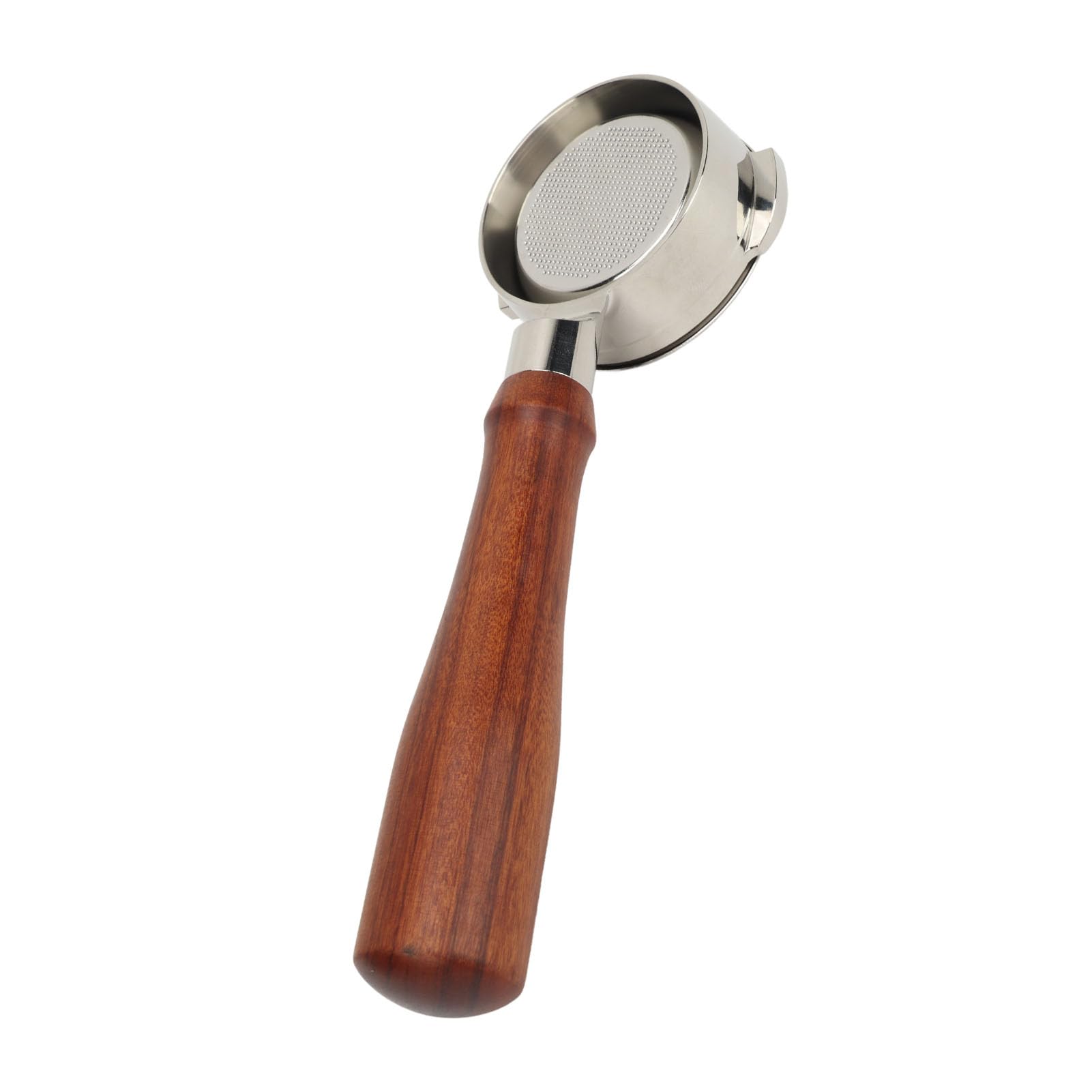 Filtro Portafilter 58mm in Acciaio Inox 304 con Manico in Legno,
