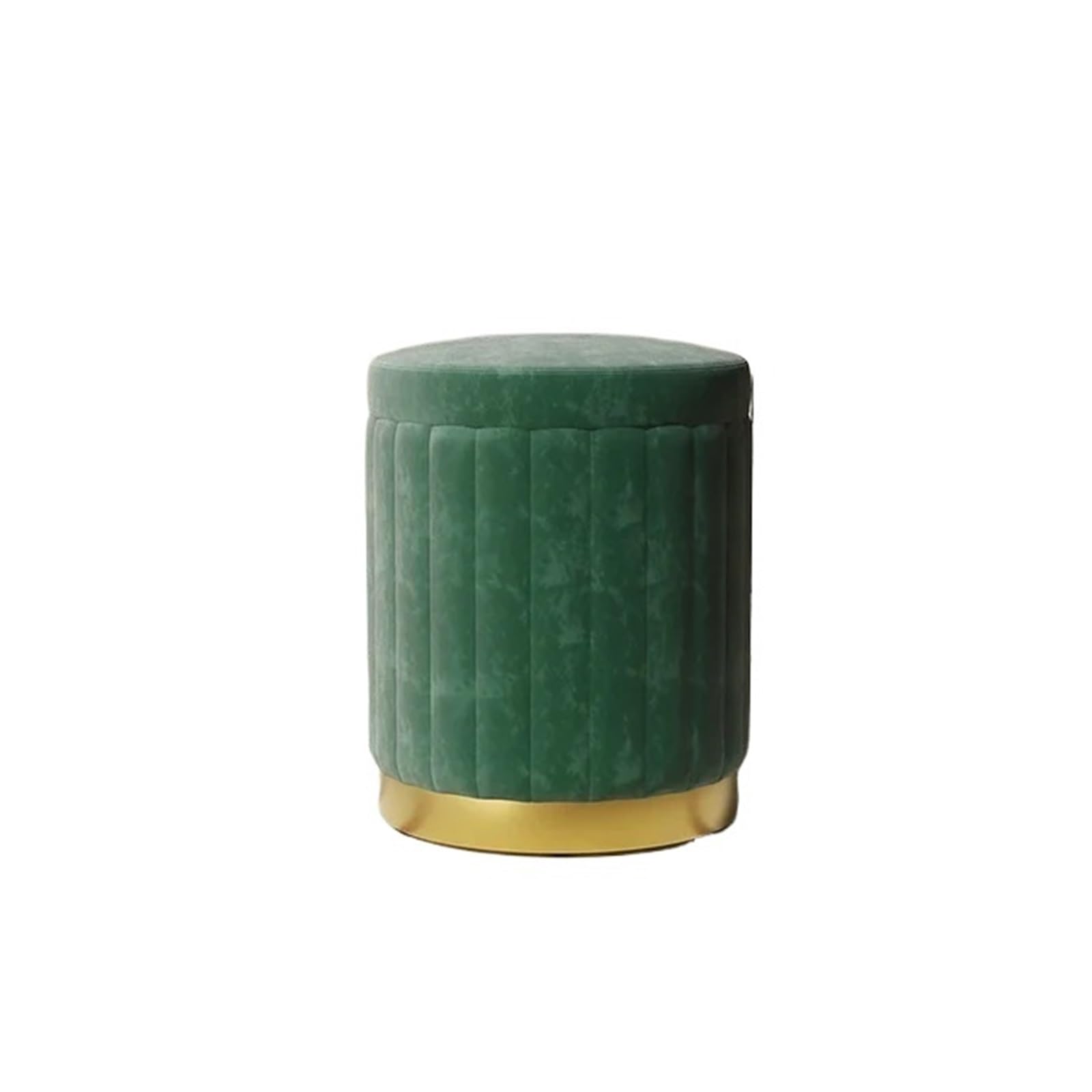 Banc de courtoisie en flanelle vert saphir idéal pour sublimer le coin coiffeuse