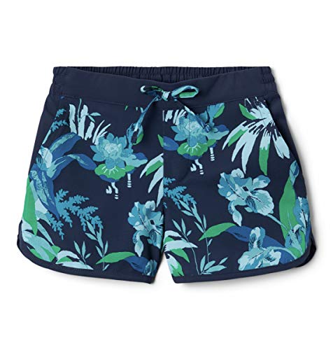 Image of Columbia Toddler Girls Sandy Shores Boardshort, Nocturnal Magnolia Floral, 3T