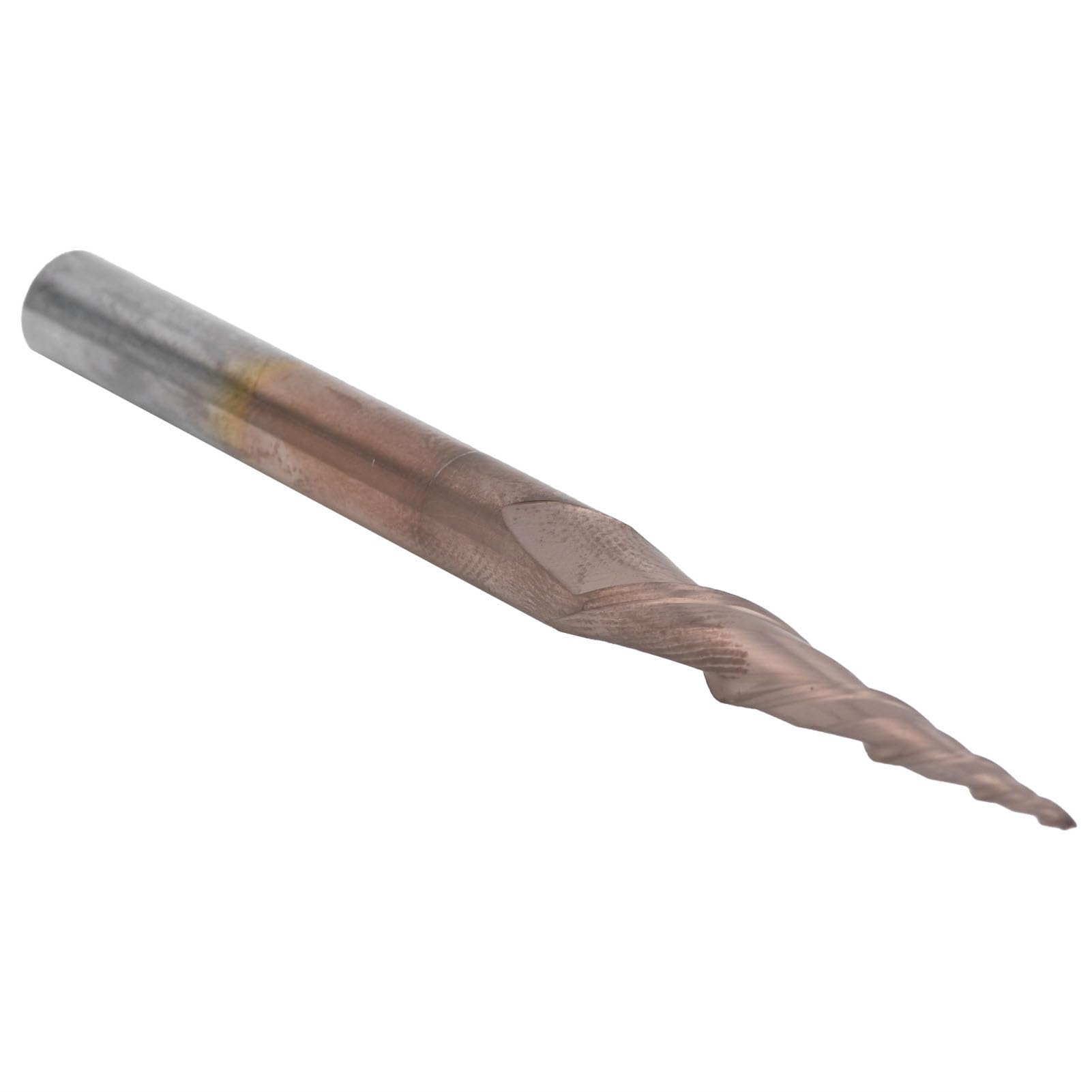 Ejoyous Fresas de Extremo Cónico, Fresas de Cono de Acero de Tungsteno con Punta de Carburo, Punta de Bola, Fresa en Espiral para Cortar Ranurado, Fresado en Máquinas de Grabado CNC, Madera