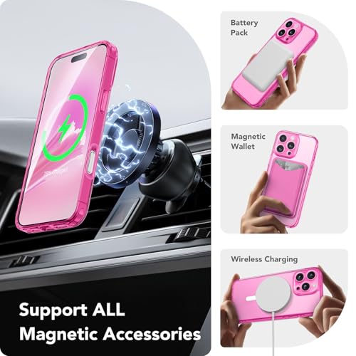 Coque iPhone 16 Pro compatible MagSafe protection appareil photo mate fille