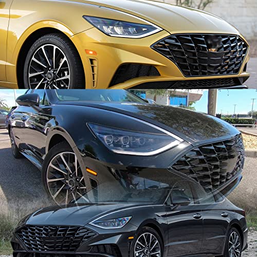 Nslumo Led Side Marker Lights Replacement For Hyundai Sonata Dn8 2020 2021 2022 2023 Amber Led Front Bumper Side Marker Reflector Signal Light Kit Lh Rh Smoked Lens Oem 921A1L0300 #TOP4