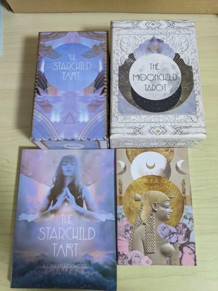 Amazon.co.jp: タロットカード スターチャイルド＆ムーンチャイルド 