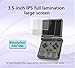 Powkiddy V90S Retro Handheld Console - 10,000+ Preloaded Games, Foldable Clamshell Design, 3.5