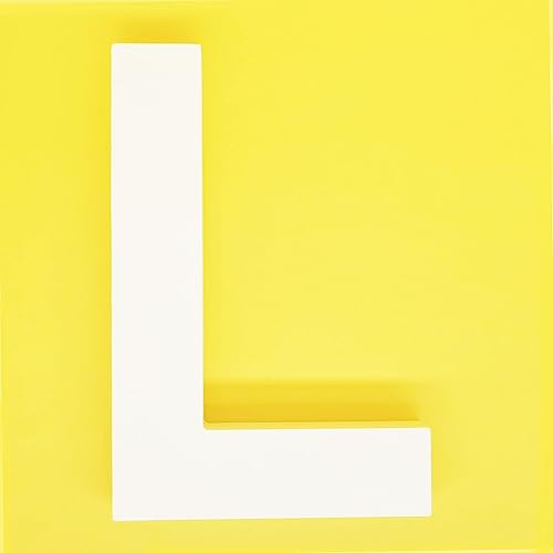 Letras de madera para decoración de pared, letras de madera L independientes para niños, dormitorio, boda, fiesta de cumpleaños, decoración del hogar