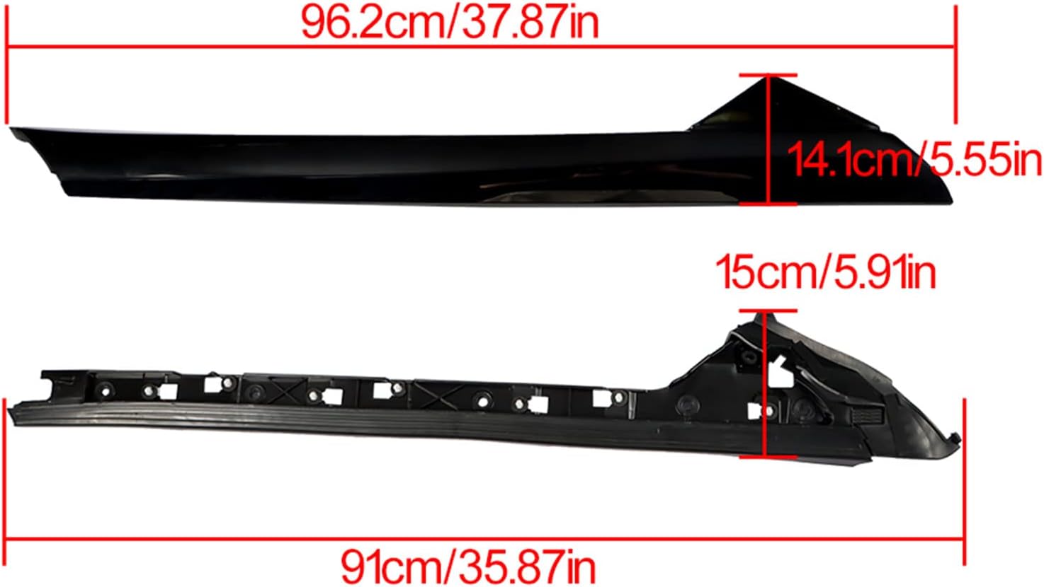 LABLT 1 Pair Left Driver Side Windshield A-Pillar Molding Trim Replacement for Explorer 2011-2019 926-450 BB5Z7803137AA BB5Z-7803137-AB BB5Z7803137BA BB5Z7803145AA