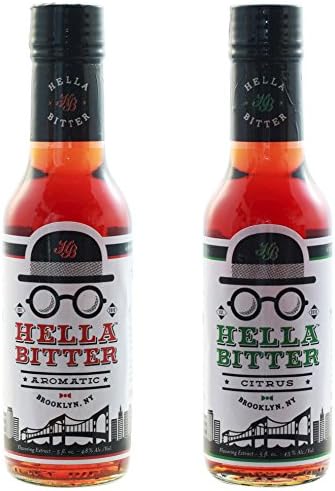 Hella Cocktail Bitters - Citrus and Aromatic, 5oz Bottle Each, Premium Quality High Value Pack
