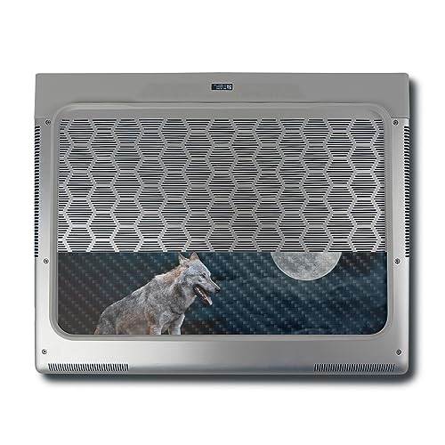Image of MightySkins Carbon Fiber Skin Compatible With Alienware X16 R1 (2023) Full Wrap Kit - Happy Hunting | Protective, Durable Textured Carbon Fiber Finish | Easy To Apply & Change Styles | Made in the USA
