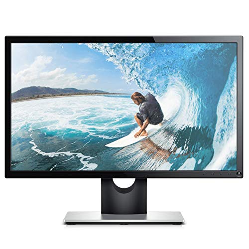 YILANJUN LCD Monitor, 21,5 Zoll, Display, 1920 × 1080, 60 Hz, HDMI+VGA, 178 ° Breiter Betrachtungswinkel VA-Panel, Breitbild 16: 9, Neigbar, Schwarz, für Internetcafés, Wohnzimmer, Büros Cover