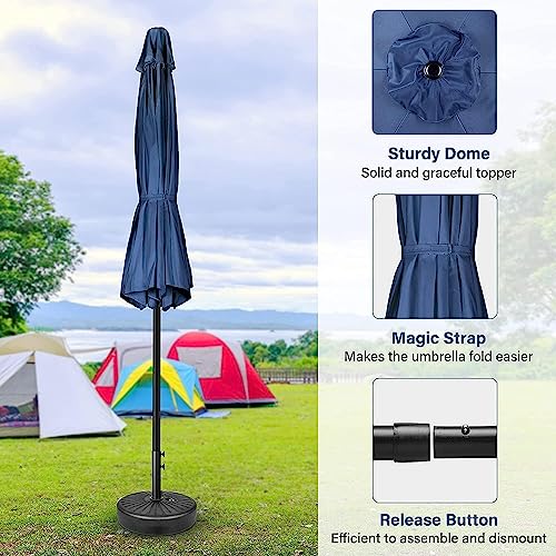 Simple Deluxe Ombrello da giardino da 2,7 m con