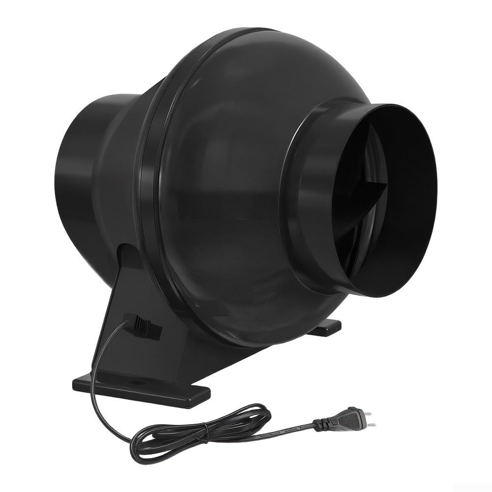 10,2 cm Inline-Ventilator, Luftstromregler mit einstellbarer