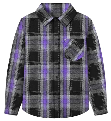 Image of SANGTREE Long Sleeved Flannel Shirt Button Down Plaid Shirts