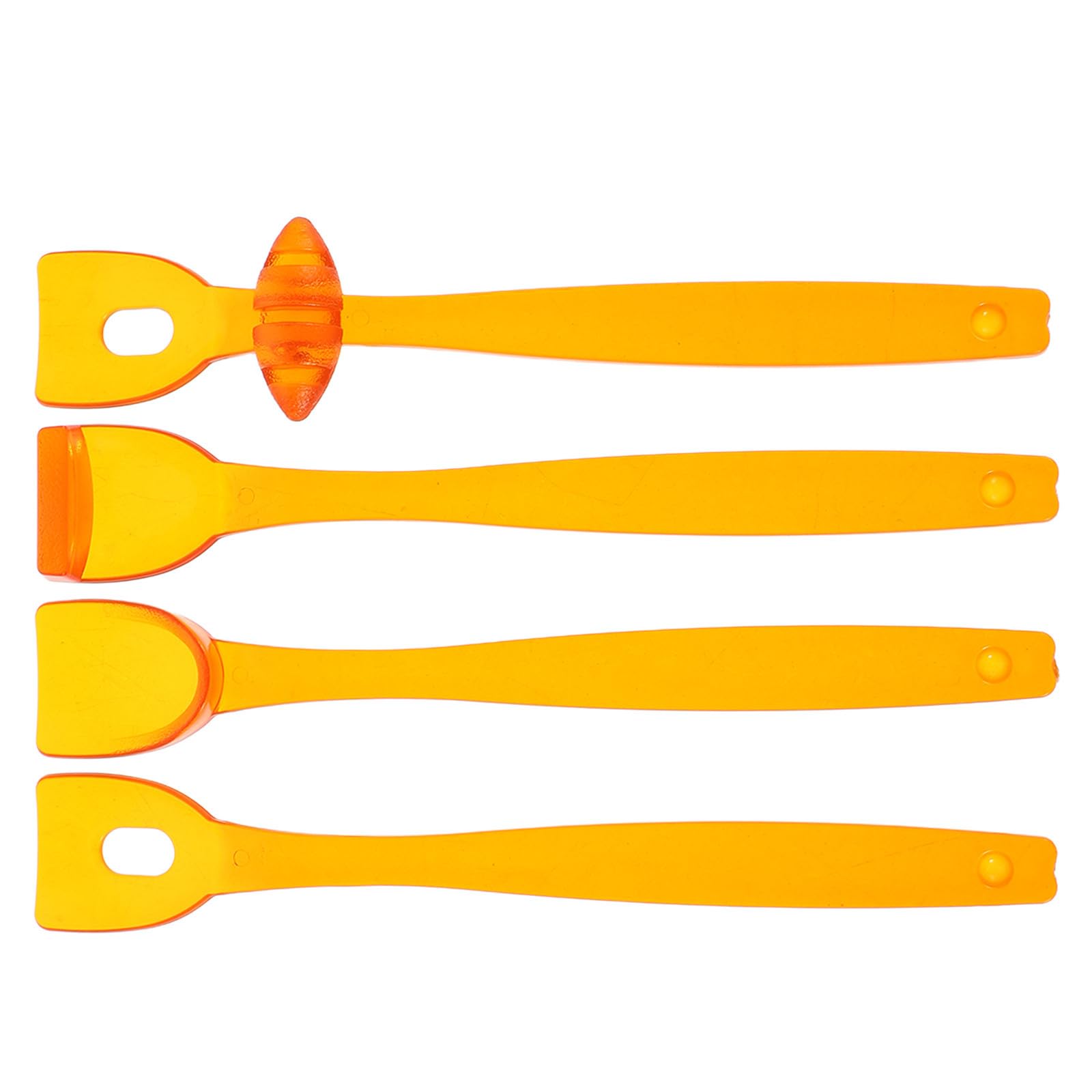 Didiseaon Tongue Tip Trainer and Oral Motor Exerciser 4pcs Set Plastic Speech Therapy Tool for Mouth Opening Jaw