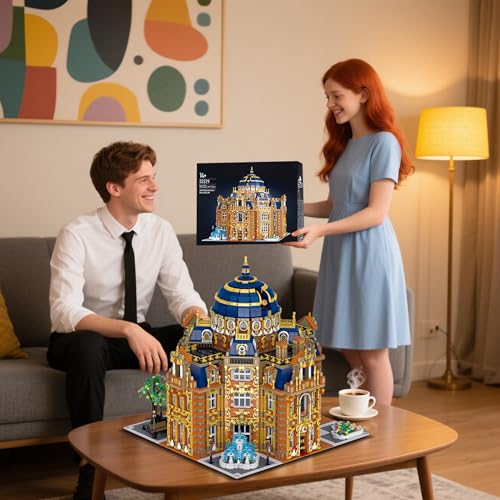 Kit de construction de musée d'astronomie, 14 000 pièces, kit de construction royale, architecture MOC de style européen, compatible avec l'architecture Iego – vue 5