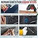CroBlissful 20 Pcs Paintless Dent Repair Glue Sticks PDR Glue Hot Sticks Paintless Dent Repair Tool for Car Restoration Remover Tool Set (Red)