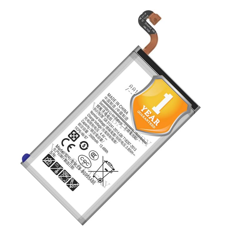 Image of Original EB-BG955ABE Battery Compatible for Samsung Galaxy S8 Plus (S8+) (SM-G9550, SM-G955F, SM-G955FD) - (3500mAh) - 1 Year Warranty K7