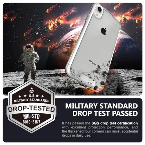 Image of Affix Ultra Clear Series PC and Soft TPU Back Cover Case Designed for iPhone XR | 6.1 inch | Transparent
