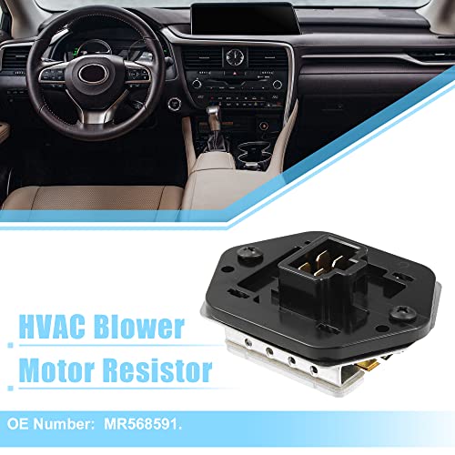 Image of ACROPIX HVAC Blower Motor Resistor AC Blower Control Module Fit for Mitsubishi Lancer 2002-2007 No.MR568591 - Pack of 1 Black