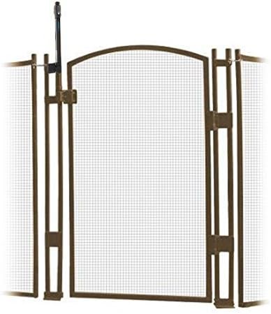 EZ-Guard 4' Tall Self Closing/Self Latching Pool Fence Gate -Brown (EZGate4BR)