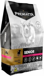 Ração Premiatta Classic Cães Sênior Raças Pequenas e Mini Sabor Frango e Arroz 3kg