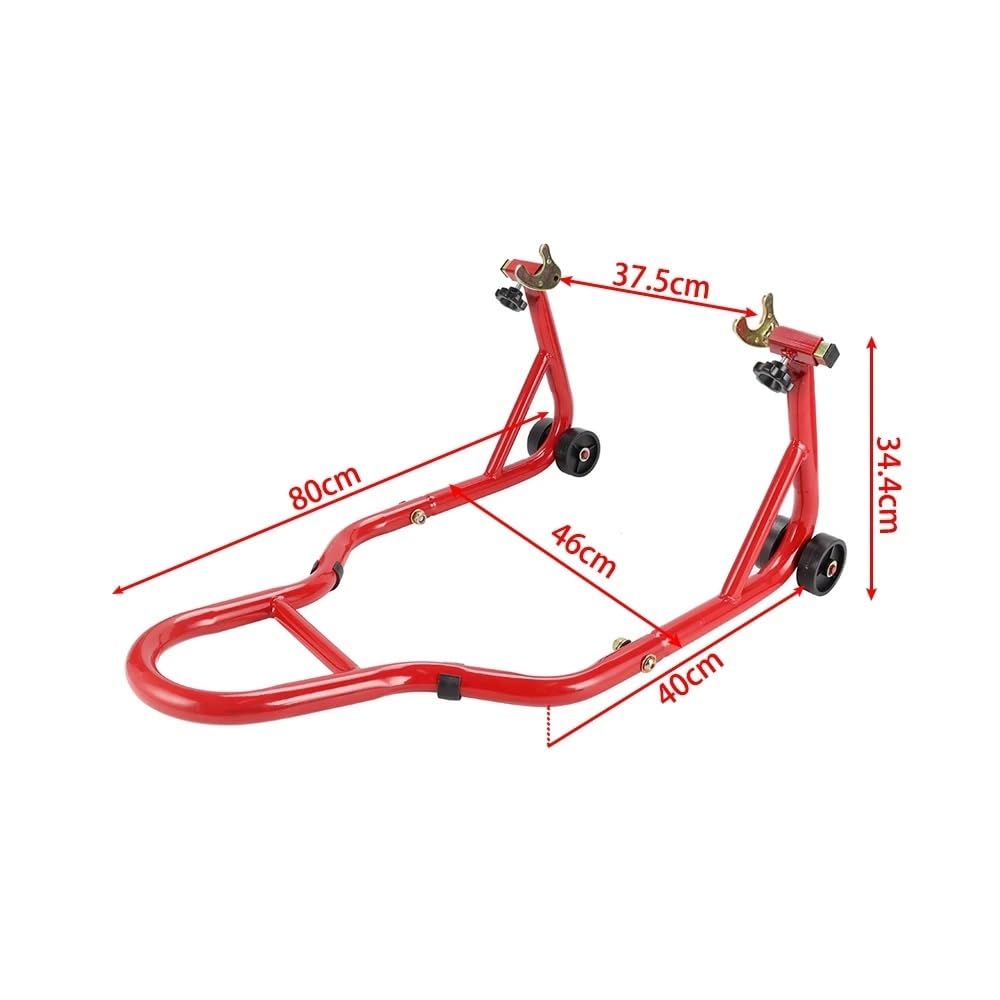 Soporte estacionamiento Moto​ Elevador De Caballete para Motocicleta 850 Libras, Delantero Y Trasero, Soporte para Ruedas Delanteras Traseras