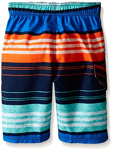 Image of Kanu Surf Boys' Victor Stripe Quick Dry Beach Board Shorts Swim Trunk