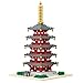 Nanoblock 5 Story Pagoda Building Set