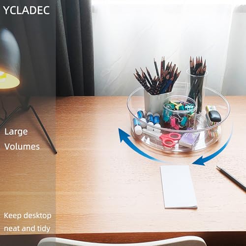 Ycladec ZP115P4 4 Pack Lazy Susan 11.5 Inch Inch Turntable Organizer Organization Storage Container Bins Spice Rack Cabinet Rotating Condiment thumb #5